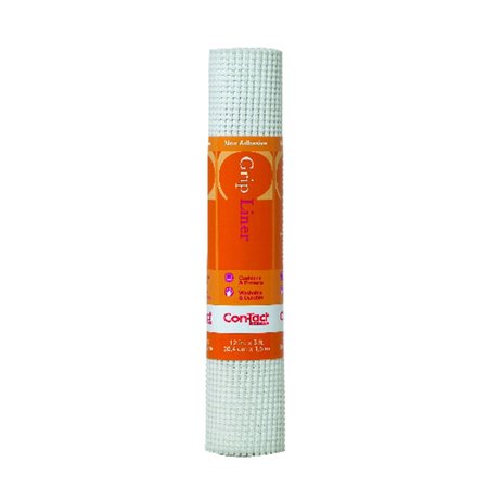 CON-TACT BRAND Con-Tact Beaded Grip 5 ft. L X 12 in. W White Non-Adhesive Shelf Liner 05F-C7Y52-06